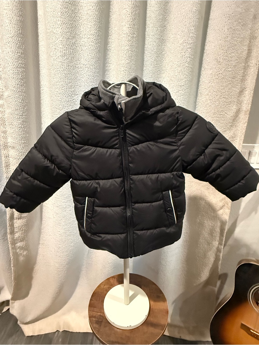 Michael Kors Little Kids Black Hooded Puffer Coat